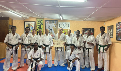 Karate - Sensei Xiao Zheng completes Kyokushin’s 30-man fight