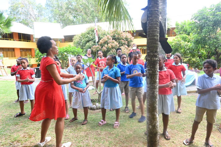 Beau Vallon primary school launches ‘Living Values Garden’