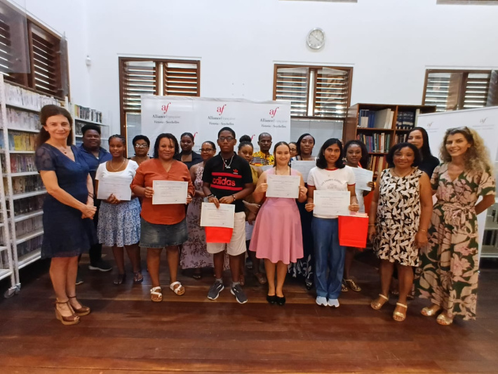 L’Alliance Française des Seychelles célèbre les lauréats du DELF et du DALF