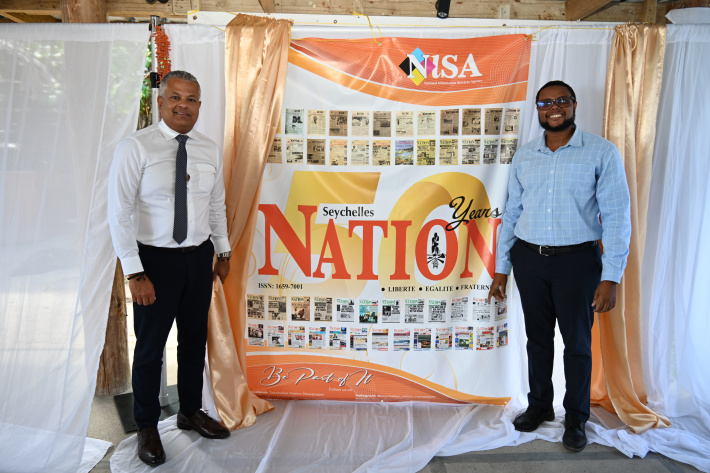 Seychelles NATION newspaper gets 50th anniversary logo, jingle By Anika Cathene