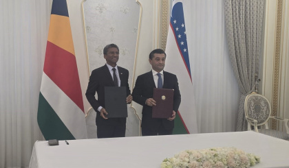 Seychelles and Uzbekistan sign general cooperation agreement