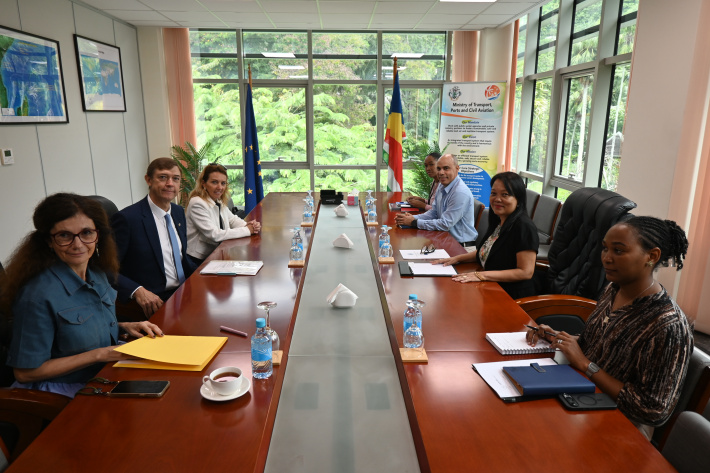 Minister Laporte discusses ongoing and future cooperation projects with EU delegation