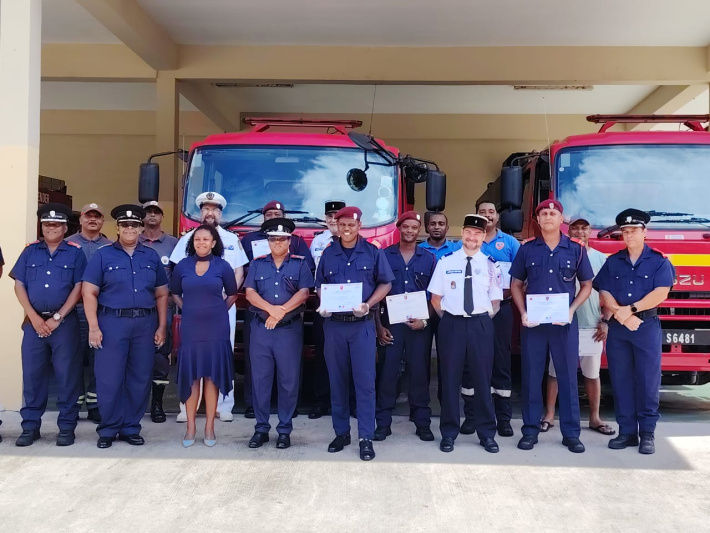 Forest fire Level 3 certificate ceremony