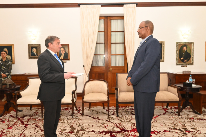 Greece’s new ambassador presents credentials