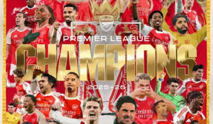 Arsenal end 22-year wait for Premier League title