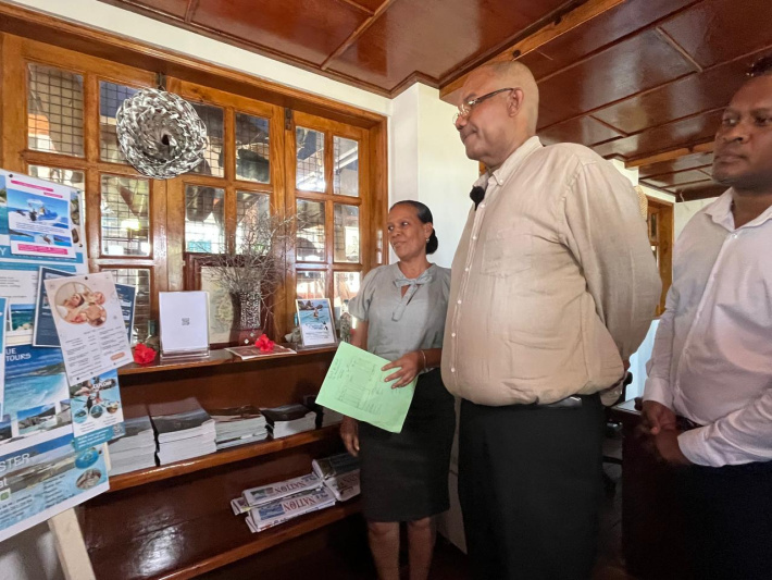 President Herminie addresses visitor safety, infrastructure on La Digue