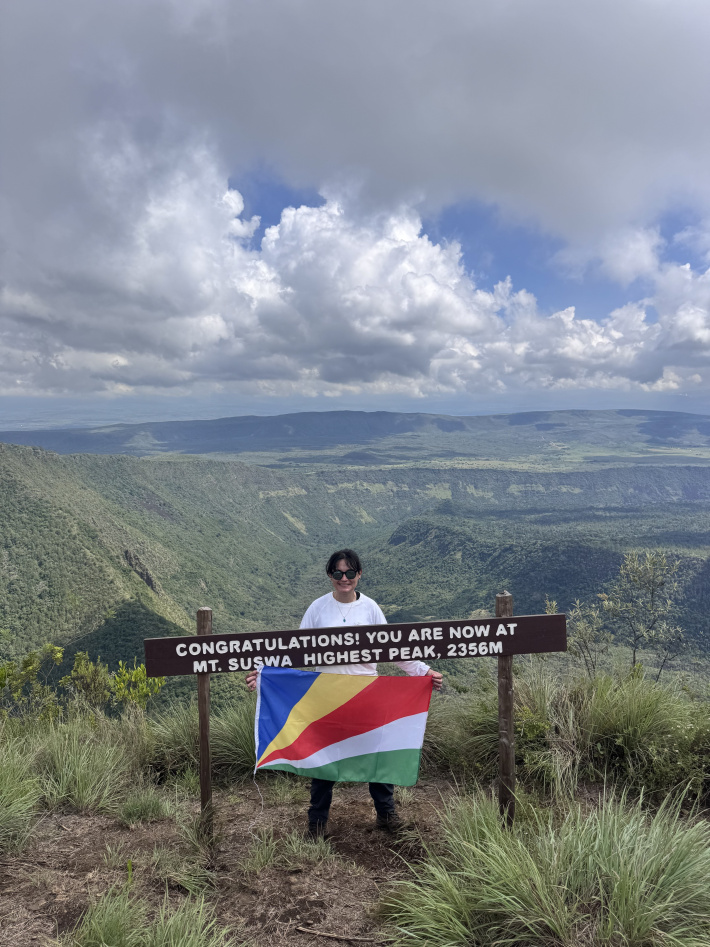 Catherine Rose conquers Kenya’s Mount Suswa