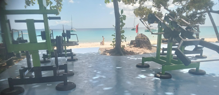 Beau Vallon outdoor gym reopens