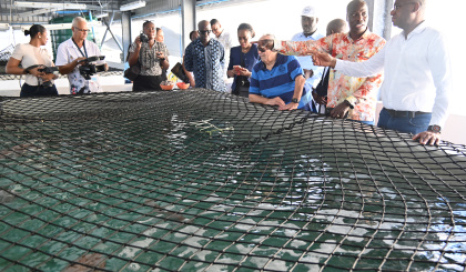 Côte d’Ivoire delegation explores aquaculture expertise in Seychelles   