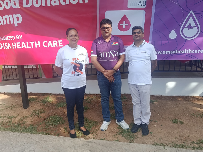 AMSA and First Lady partner to boost blood supplies through community drive