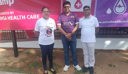AMSA and First Lady partner to boost blood supplies through community drive