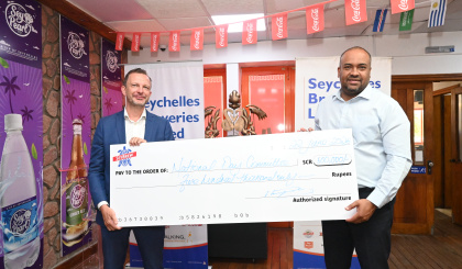 SBL donates R500,000 towards Seychelles’ 50th Independence celebrations