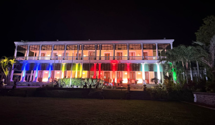 Shining bright: State House glows for Seychelles’ 50 years of independence