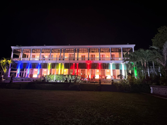 Shining bright: State House glows for Seychelles’ 50 years of independence