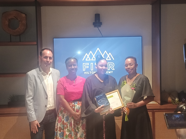 Betuel Jacqueline receives top honour as Hilton FITIR Cohort 9 graduates