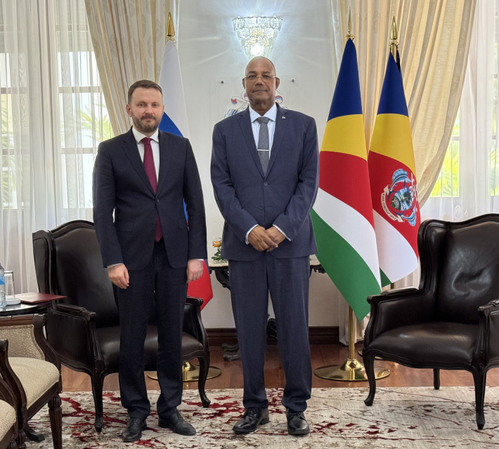 President Herminie welcomes Russian Deputy Chief of Staff