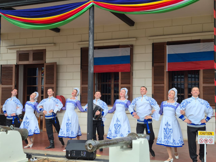 Russian Navy ensemble brings cultural spectacle to Seychelles