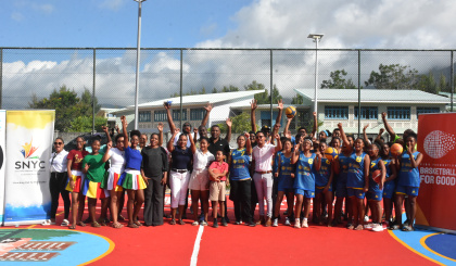 Refurbished Persévérance multi-purpose court officially reopened
