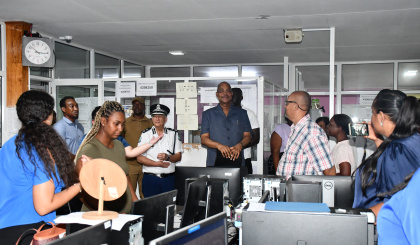 President assesses former SBC headquarters for temporary relocation of police services