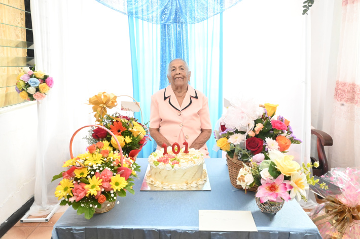 Gretta Didon marks 101 years of life and faith