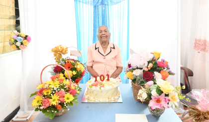 Gretta Didon marks 101 years of life and faith
