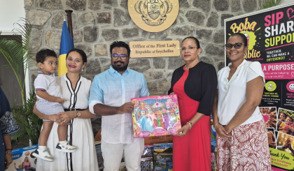 Boba Republic donates toys worth over R30,000 to Office of the First Lady