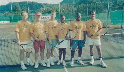 Selwyn Knowles, a household name in the local tennis world