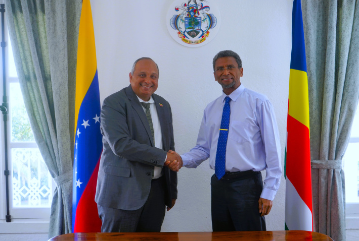 Seychelles and Venezuela reaffirm commitment to strengthening bilateral relations