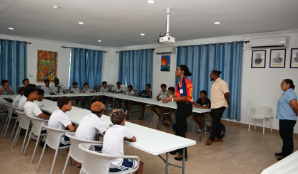 Young Seychellois footballers receive safeguarding training before return to France