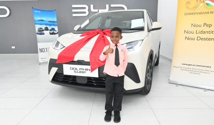 Five‑year‑old wins star prize in 50th Independence Day raffle