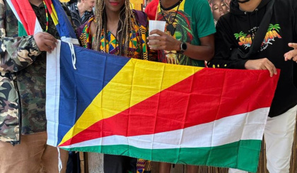 Seychellois fan chases the reggae rhythm beyond the islands