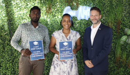 Two Seychellois awarded Chevening Scholarships to pursue master's degrees in the UK