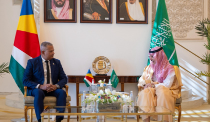 Vice-President Sebastien Pillay meets Saudi Foreign Minister to strengthen bilateral cooperation