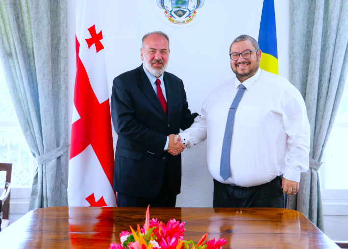 Seychelles, Georgia explore stronger ties