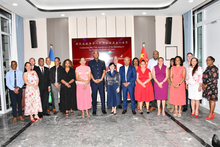 China, Seychelles celebrate 77 years of PRC