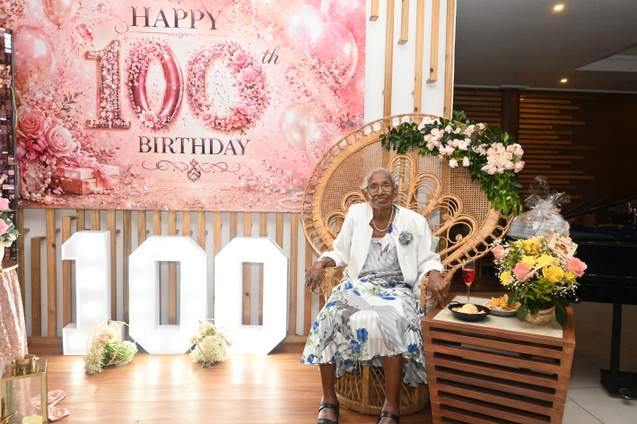 Adelia Renaud marks a century of life