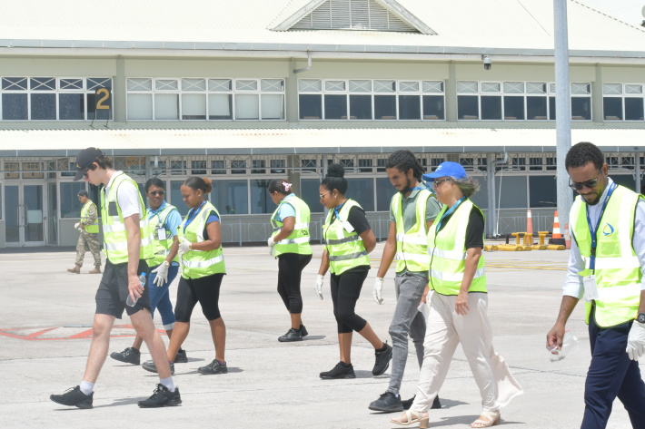 85 participants join annual FOD Walk to strengthen airport safety