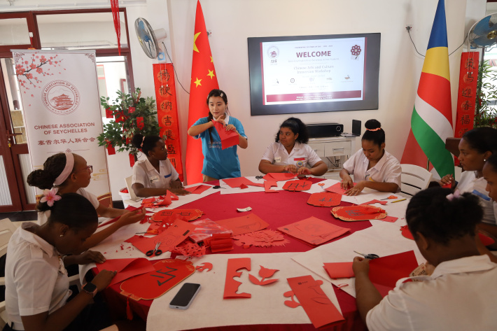 Students connect with Chinese culture through art and food