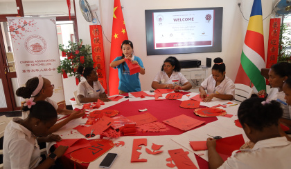 Students connect with Chinese culture through art and food