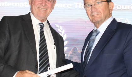 Alain St Ange welcomes WTTC honour for Dr Taleb Rifai