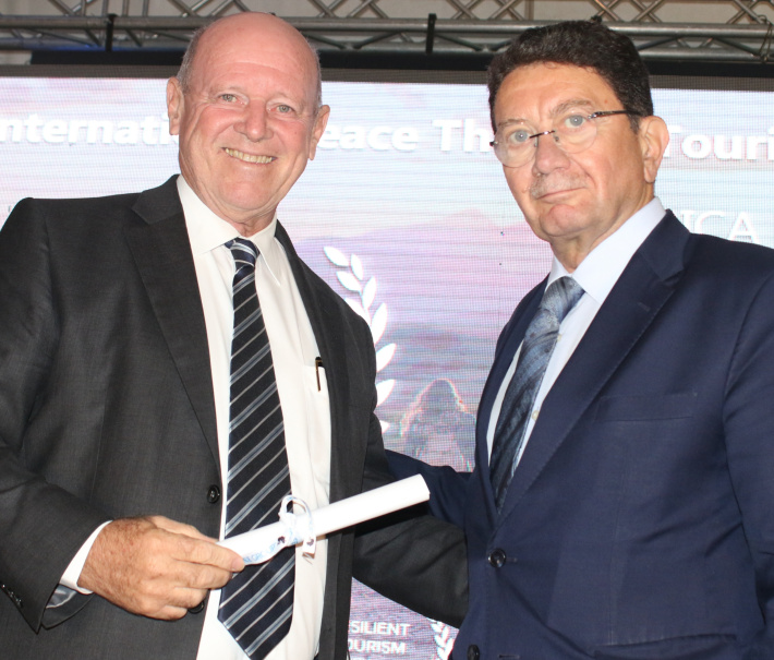 Alain St Ange welcomes WTTC honour for Dr Taleb Rifai