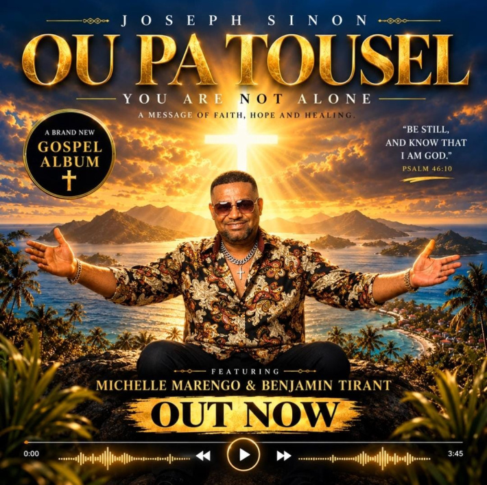 Joseph Sinon releases new Gospel album ‘Ou Pa Tousel’