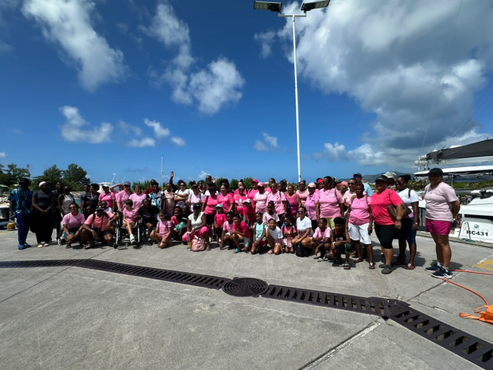 La Digue hosts first-ever Pink Marathon in support of breast cancer awareness